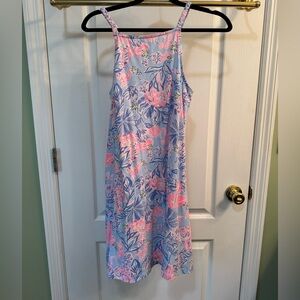Lilly Pulitzer Pink and Blue Patterned Dress